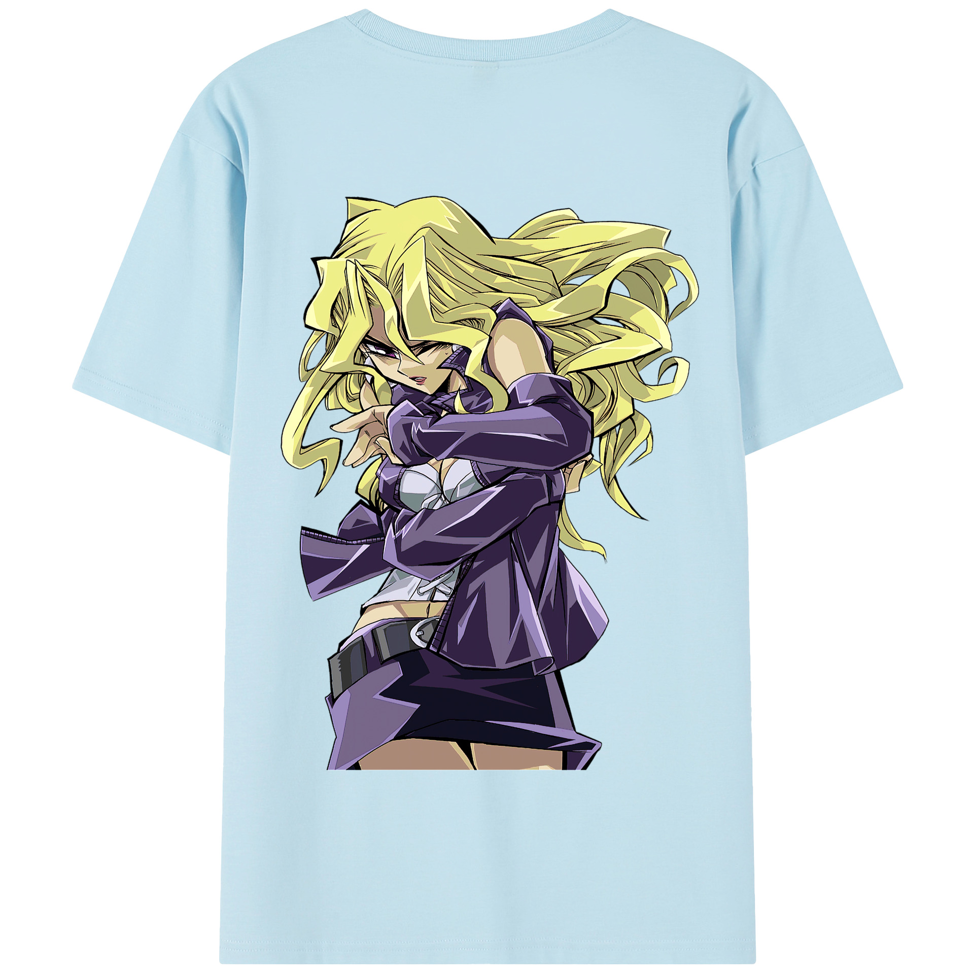 （画像用） 遊☆戯☆王 Yu-Gi-Oh! 綿100％半袖Tシャツ（背面プリント）